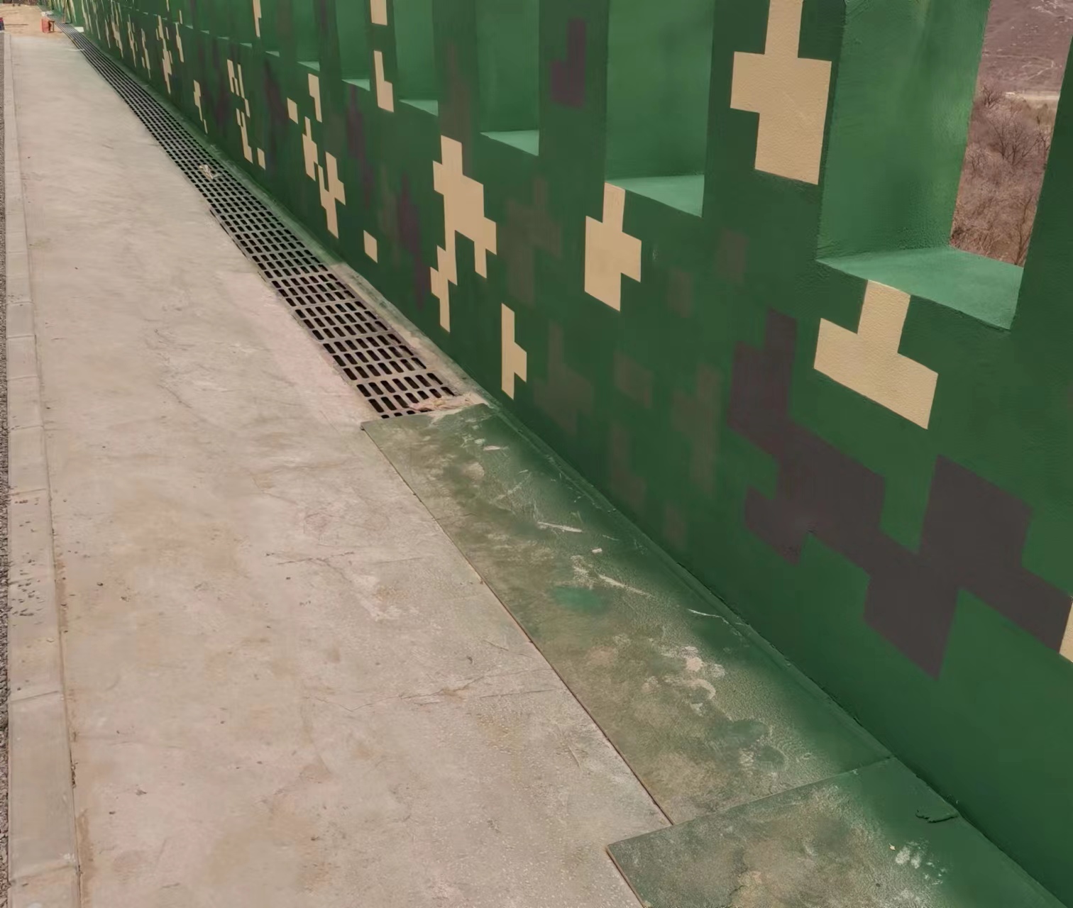 孝感围墙迷彩喷涂,数迷彩漆